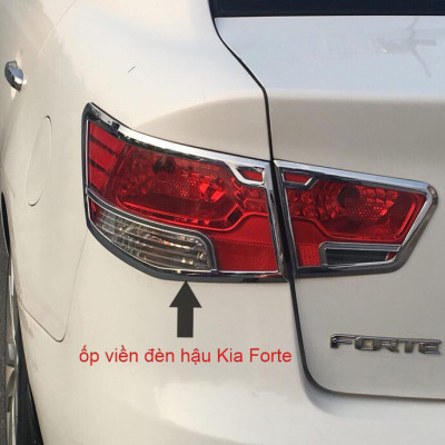 Bộ Ốp Viền Đèn Pha Hậu Cho Kia Forte