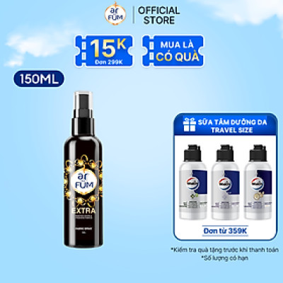 [Special Edition] Xịt thơm quần áo hương nước hoa cao cấp arFUM lưu hương lâu, khử mùi hiệu quả (150ml)
