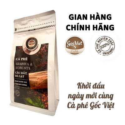 Cà phê Arabica & Robustar Cầu Đất,  Đà Lạt- 100% cà phê nguyên chất dạng rang xay 500 g