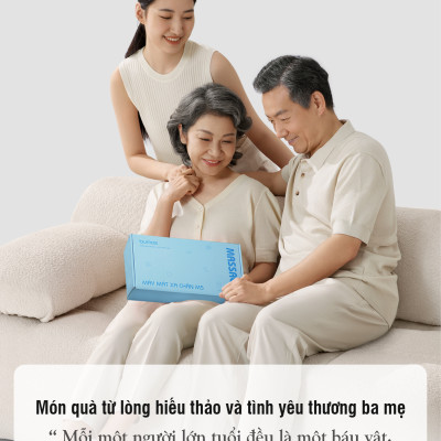 Máy Massage Chân BUMAS M5 - Chườm Nóng Massage Bắp Chân Bằng Khí Nén - Bấm Huyệt Mô Phỏng Bàn Tay Con Người - Hàng Chính Hãng