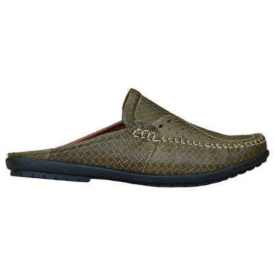 Dép Bít Mũi Nam Da Bò Thật TiTi ĐÔ Cao Cấp GSB2070d