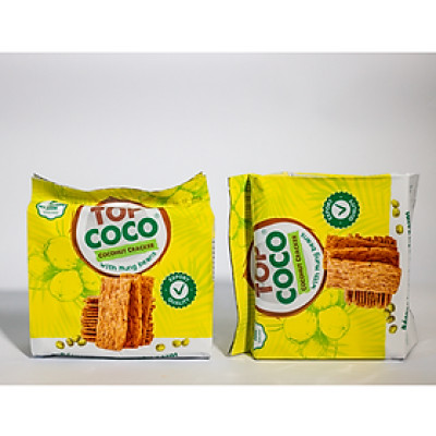 Bánh dừa nướng topcoco vị đậu xanh 170g