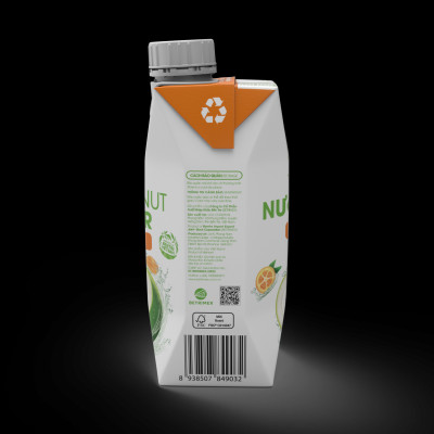 Nước dừa đóng hộp Cocoxim Tắc dung tích 330ml/Hộp