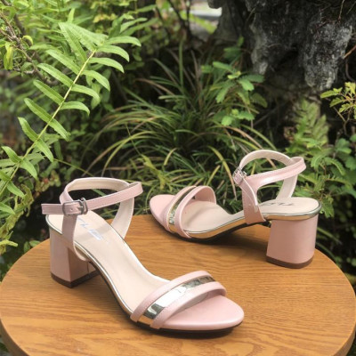 Sandal cao gót viền đồng hot trend  trẻ trung năng động 20825