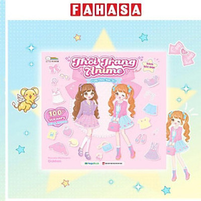 Sách - Sách Bóc Dán - Thời Trang Anime - Công Chúa Dâu Tây