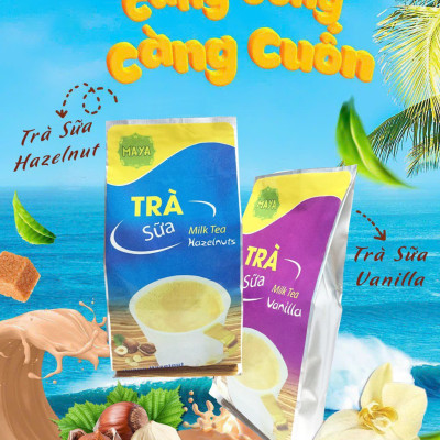 Trà sữa hòa tan Maya Hazelnut (hạt dẻ) - túi 1 kg