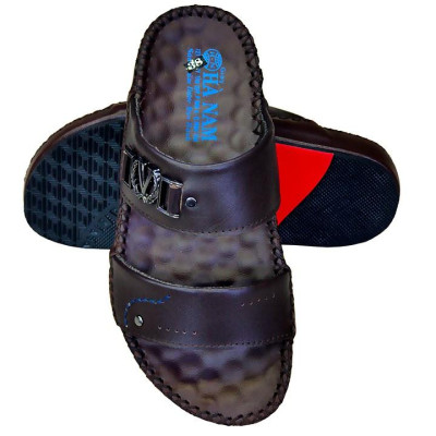 Dép Nam Quai Ngang Da Bò Thật TiTi ĐÔ Cao Cấp DN2072d