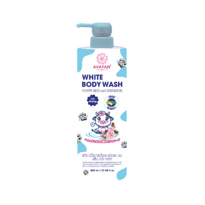 Sữa Tắm Trắng Sáng Da Sữa Bò Tươi Avatar White Body Wash 800 mL (2 loại)