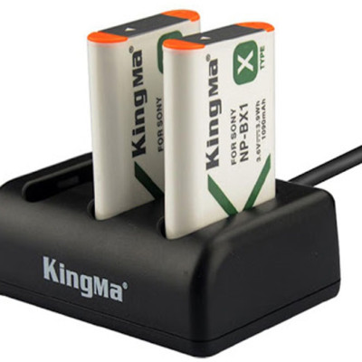 Sạc ba Kingma for Sony NP-BX1 - Hàng chính hãng