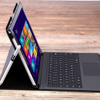 Combo Bao da+túi đựng phụ kiện dành cho Surface Pro 4,5,6,7,7Plus và Go- Hàng nhập khẩu