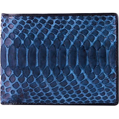 Ví Nam Da Trăn Huy Hoàng HT2307 (12.5 x 10 cm) - Xanh Đậm