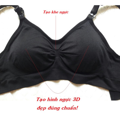 Áo Vắt Sữa, Áo Lót Hút Sữa Rảnh Tay Và Cho Con Bú 2 Trong 1 KUNBE Mặc Được Cả Ngày Thay Áo Ngực Thông Thường