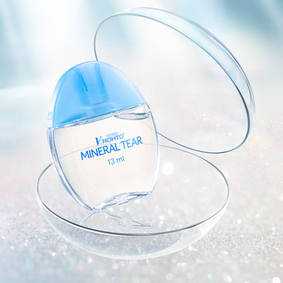 Combo 2 Nước nhỏ mắt giữ ẩm & bổ sung khoáng chất V.Rohto Mineral Tear 13ml