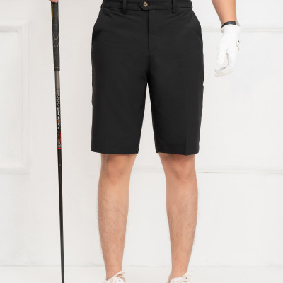 Quần short mogway màu đen kẻ nhỏ, thoải mái, chất liệu mềm nhẹ, thoáng khí, thấm hút tốt QSMOG.12