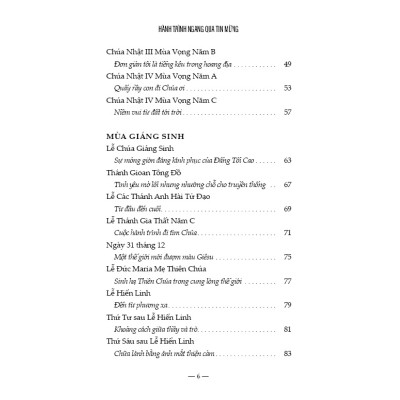 HÀNH TRÌNH NGANG QUA TIN MỪNG 