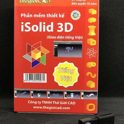 Phần mềm thiết kế iSolid 3D phiên bản tiêu chuẩn – Giao diện tiếng Việt (USB/2020)