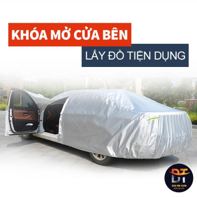 Bạt che kín bảo vệ xe ô tô Hyundai Tucson tráng bạc cao cấp, vải bông chống xước 3 lớp vải dù Oxford , bạt oto