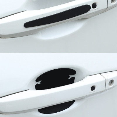 Bộ 08 Miếng Dán Chống Xước Cao Cấp Bảo Vệ Tay Nắm Và Hõm Cửa Xe Ô Tô 