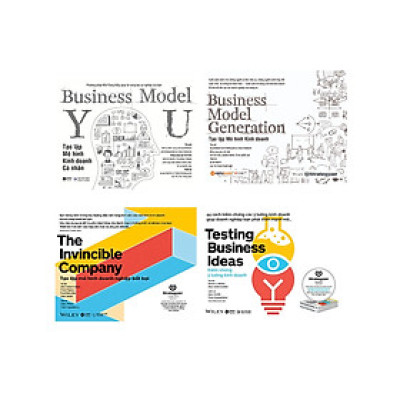 COMBO TẠO LẬP MÔ HÌNH KINH DOANH + MÔ HÌNH KINH DOANH CÁ NHÂN + DOANH NGHIỆP BẤT BẠI + KIỂM CHỨNG Ý TƯỞNG KINH DOANH (BỘ 4 CUỐN)