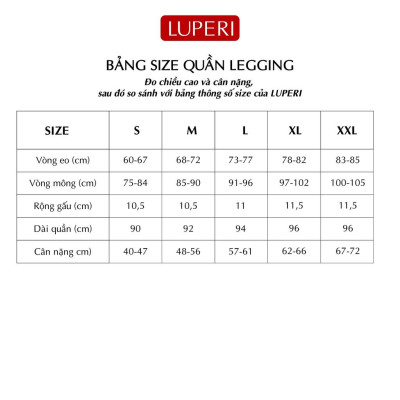 Quần Legging Nữ LUPERI LP59 Cạp Cao Nâng Mông chất vải crayon co giãn tốt không bai không xù không cắn chỉ