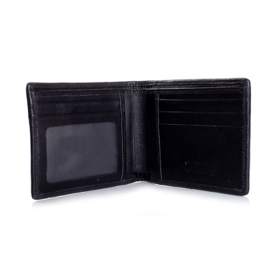 HJ2201-02-03-40 - Ví nam Huy Hoàng da cá sấu gai bụng màu đen, nâu đỏ, vàng bò, nâu đất