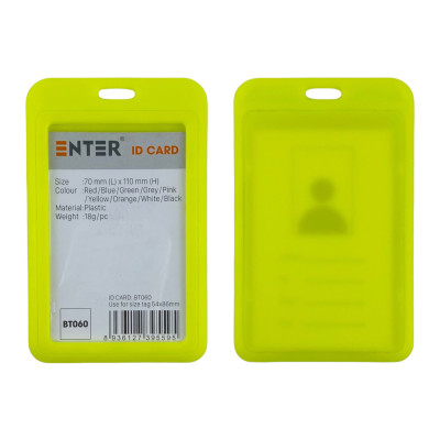 Bảng tên Enter BT060 54x86mm 1 mặt đứng