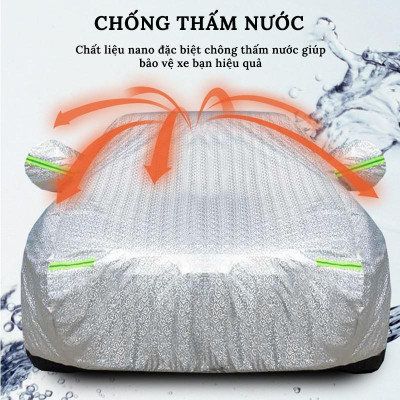 Bạt Phủ Xe Ô Tô Toyota Vios, Altis, Camry, Fortuner, Innova, Yaris, Rush, Hilux, Wigo, Land Cruiser, Cross 3 lớp cao cấp