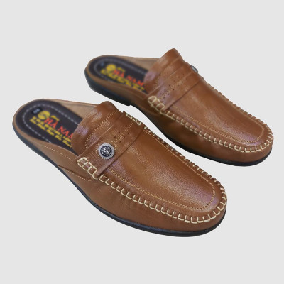 Dép Bít Mũi Nam HÀ NAM Da Bò Thật Cao Cấp GSB20120