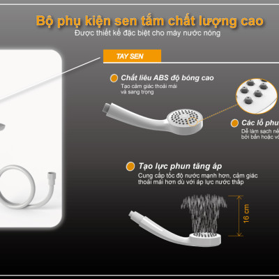 Máy tắm nước nóng OTTOWA TC45P01, Hàng chính hãng