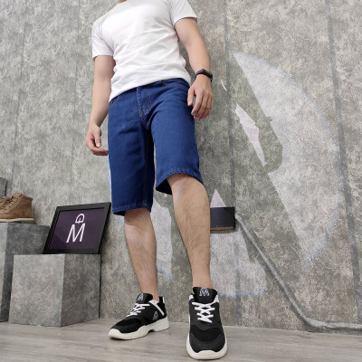 Quần short jean nam MĐ Q391 xanh nhạt