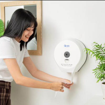 Combo 10 cuộn giấy vệ sinh An khang Soft 700 hai lớp một cuộn 700gr