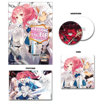 Sách - Ma Vương Tôi Đây Nên Yêu Cô Dâu Elf Của Mình Như Thế Nào? - Tập 5 - Bản Đặc Biệt - Tặng Kèm Bookmark + Postcard + Card Trong