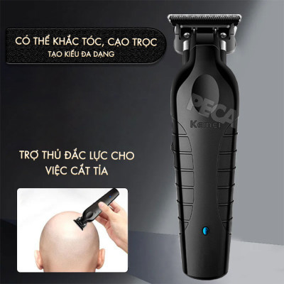 Tông đơ chấn viền Kemei KM-2299 lưỡi cắt mạ carbon cao cấp công suất 5W - Chính hãng