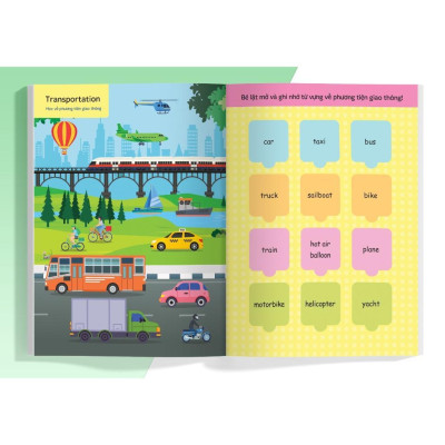 Sách - Lật Mở Từ Vựng Tiếng Anh Đầu Tiên Cho Bé - Cuốn 2 - Megabook