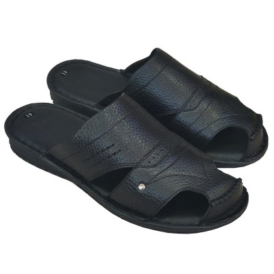 Dép Bít Mũi Nam Da Bò Thật TiTi ĐÔ Cao Cấp GSB2088d