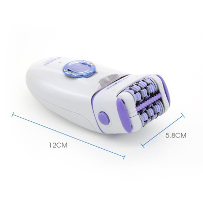 Máy tẩy lông tẩy và nhổ lông toàn thân, cạo lông tay chân, tẩy sạch lông vùng bikini sử dụng pin sạc chuyên nghiệp điều chỉnh 2 Đầu Thay Thế