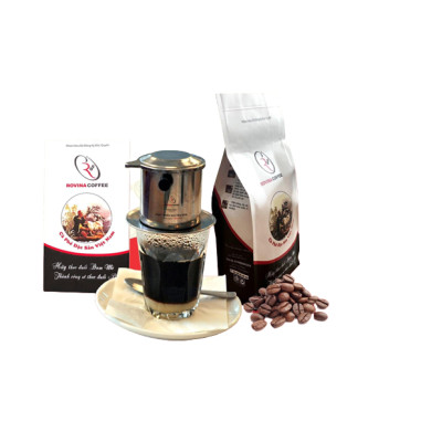 Cà Phê Đặc Sản Việt Nam -  Pha Phin -  Hộp 250gr, Mùi Thơm Quyến Rũ, Đậm Đà Mang Lại Những Tách Cà Phê Tuyệt Hảo, Gây Thương Nhớ Ngay Lần Đầu Thương Hiệu Rovina Coffee
