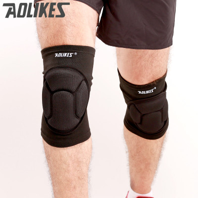 Đai miếng đệm bảo vệ đầu gối AOLIKES A-0217 đàn hồi Rubber cushion anti-collision knee pad