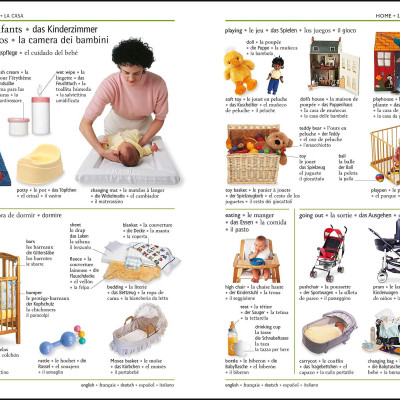 5 Language Visual Dictionary: Over 6,500 Illustrated Terms, Labelled In English, French, German, Spanish And Italian