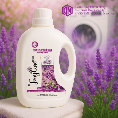 Nước giặt Tonycare 2100ml – Hương Oải Hương dịu nhẹ, sạch sâu, lưu hương bền lâu – Chính hãng Tonycare