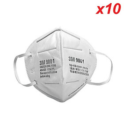 Khẩu trang lọc bụi 9001 3M P1, lọc tối thiểu 80%