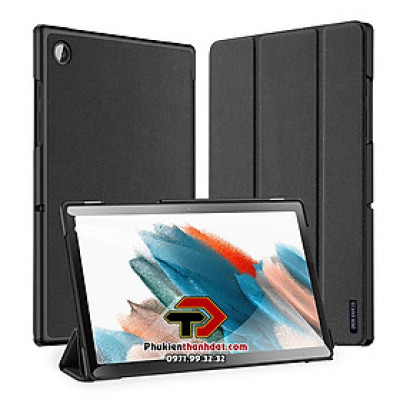 Bao da cho Samsung Galaxy Tab A8 10.5 inch 2022 X200 X205 chính hãng Dux Ducis Domo hít nam châm chắc chắn - Hàng chính hãng