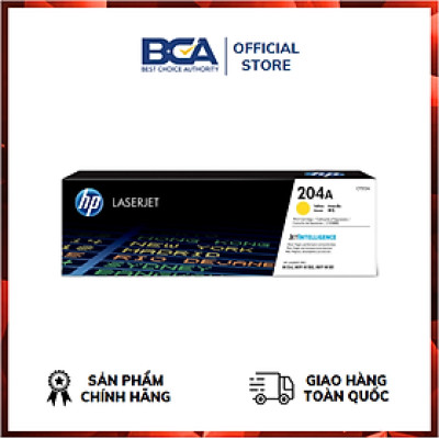 Mực in HP 204A Yellow Original LaserJet Toner Cartridge (CF512A) - Hàng chính hãng