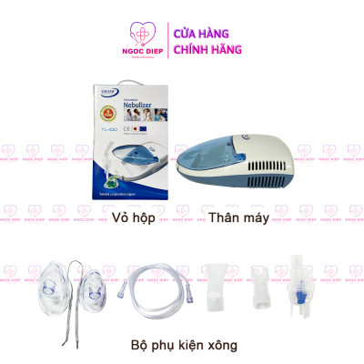 Máy hút dịch, máy xông khí dung OROMI TL-100 - Máy xông mũi họng cho trẻ em, người lớn - Hàng chính hãng