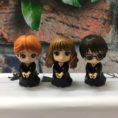 Bộ Sưu Tập Mô hình để bàn 6 nhân vật Harry Potter phong cách Chibi siêu đáng yêu, cao 9-10cm, cử động được khớp tay DRU - Hàng Chính Hãng 