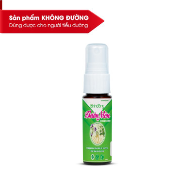 Bình Đông Thiên Môn xịt họng thảo mộc 20ml - Hỗ trợ các triệu chứng ho khan, ho có đờm