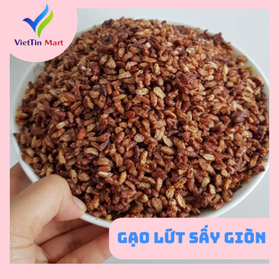 Gạo Lứt Sấy Giòn Không Tẩm Gia Vị Viettinmart 5kg