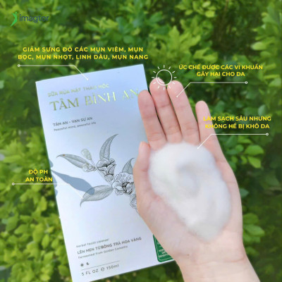 Sữa rửa mặt thảo mộc ( da nhờn, da hỗn hợp) Tâm Bình An -150ml