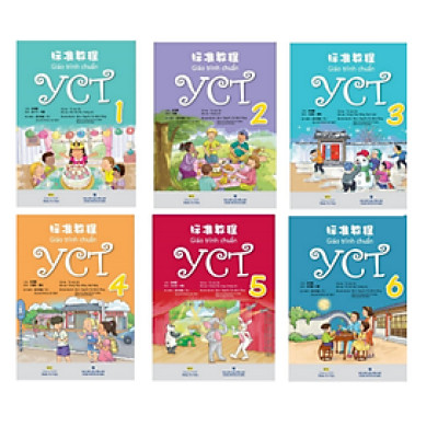 Sách - Combo: Trọn bộ giáo trình chuẩn YCT Tập 1-2-3-4-5-6 +DVD