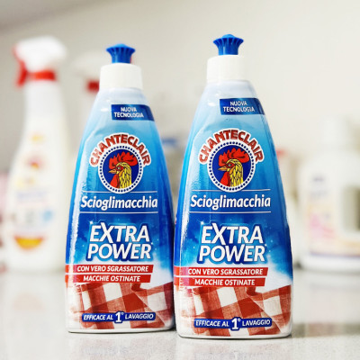 Nước tẩy quần áo trắng Chanteclair Extra Power Ý 375ml